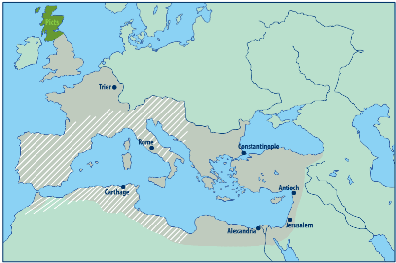 Map showing Arain Kingdoms